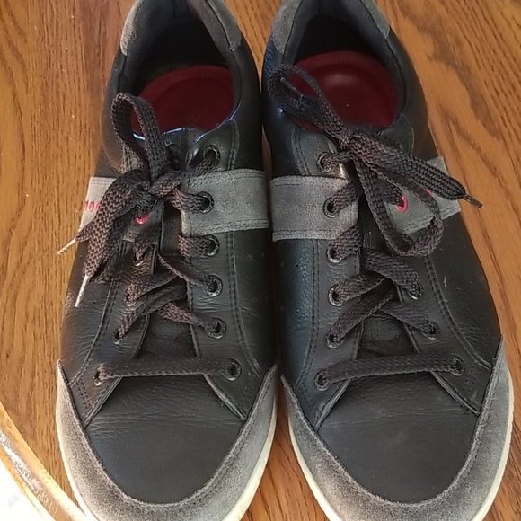 ecco leather golf shoes